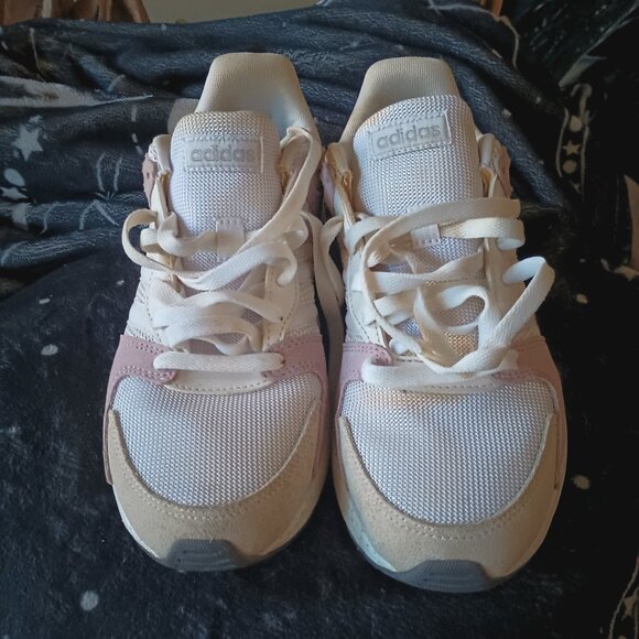 Adidas CloudFoam Sneakers Light Purple/Gray Women's 8 1/2 - Picture 3 of 3